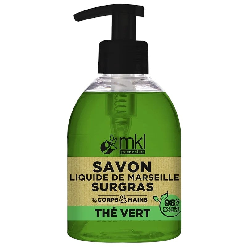 Savon liquide de Marseille thé vert - 300ml - MKL Green Nature