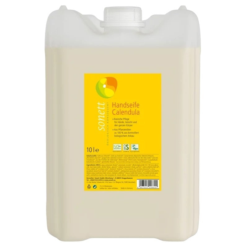 ECO Calendula Flüssigseife für Hände, Gesicht und Körper – 10 l – Sonett