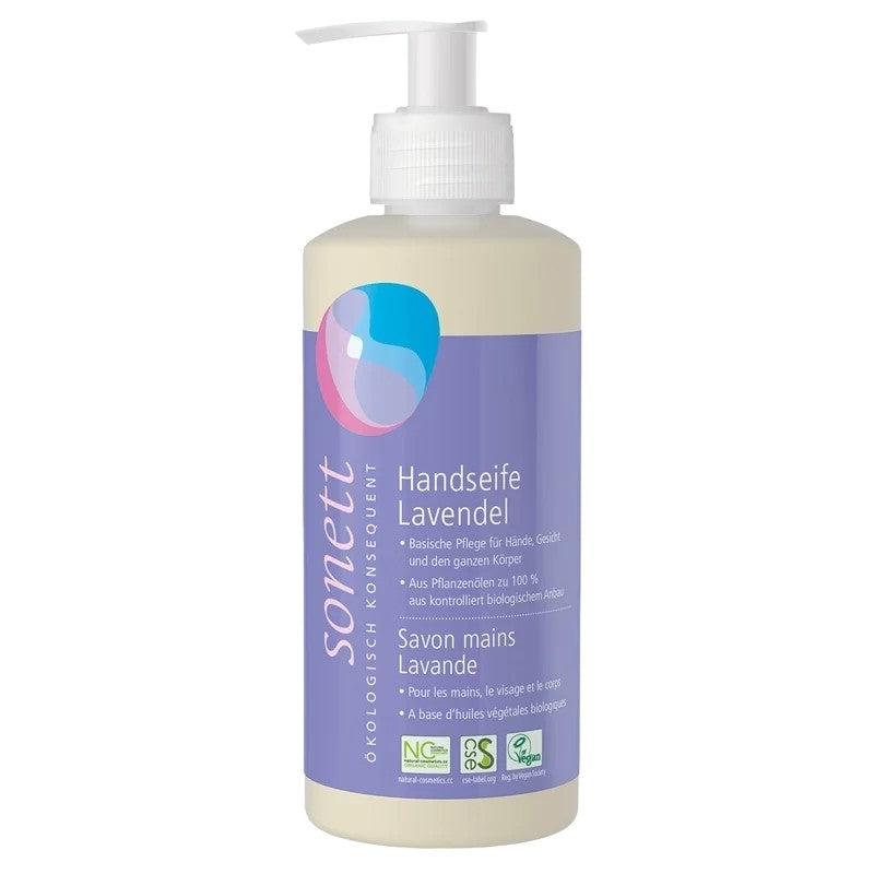 Savon liquide mains, visage & corps lavande ECO - 300ml - Sonett