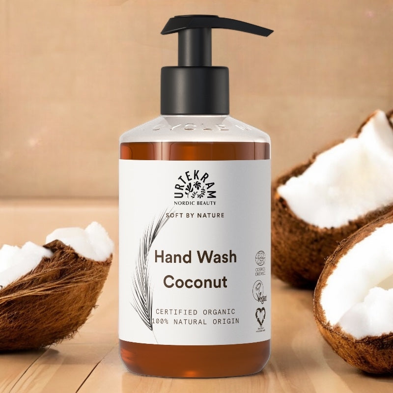 Savon liquide pour les mains hydratant BIO noix de coco - 300ml - Urtekram
