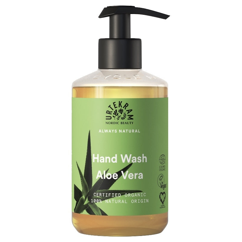 Savon liquide pour les mains régénérant BIO aloe vera - 380ml - Urtekram