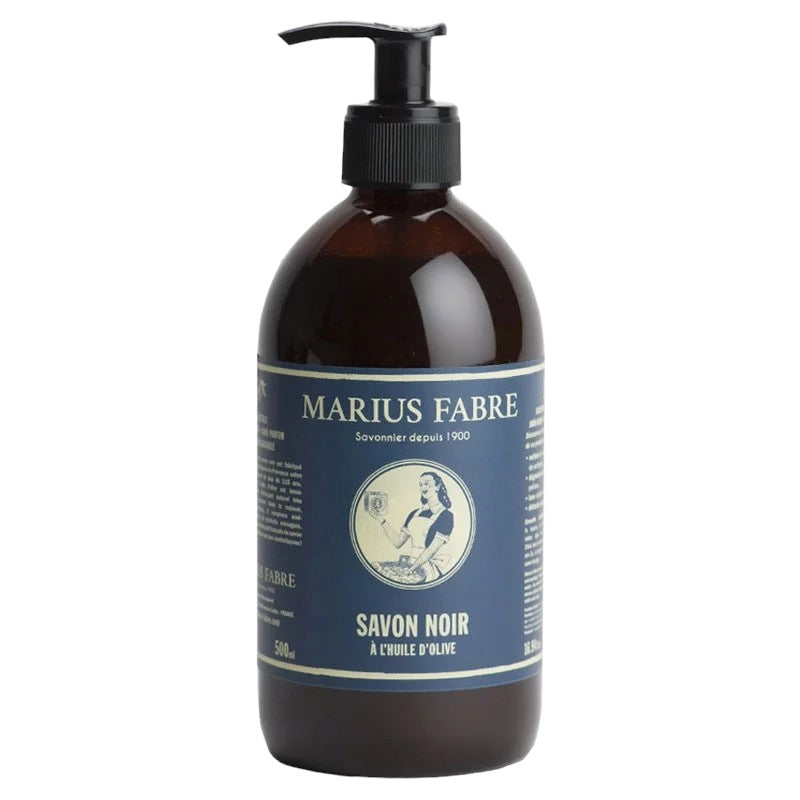 Savon noir liquide à l'huile d'olive - 500ml - Marius Fabre