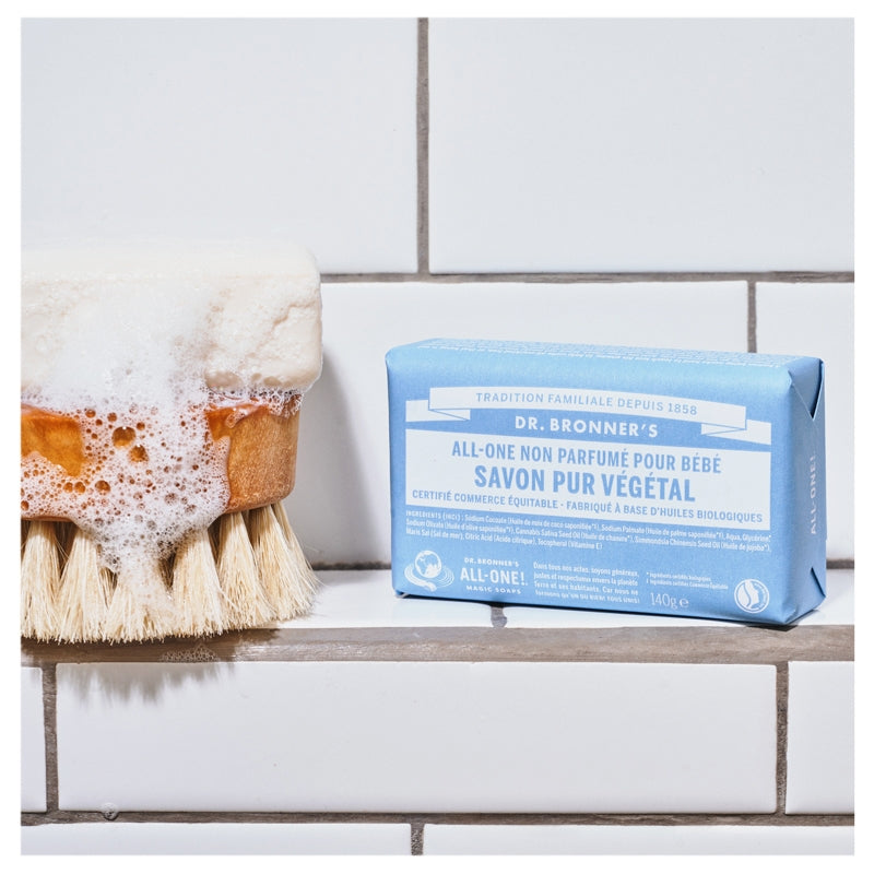 Bio-Babyseife, unparfümiert - 140 g - Dr. Bronner's