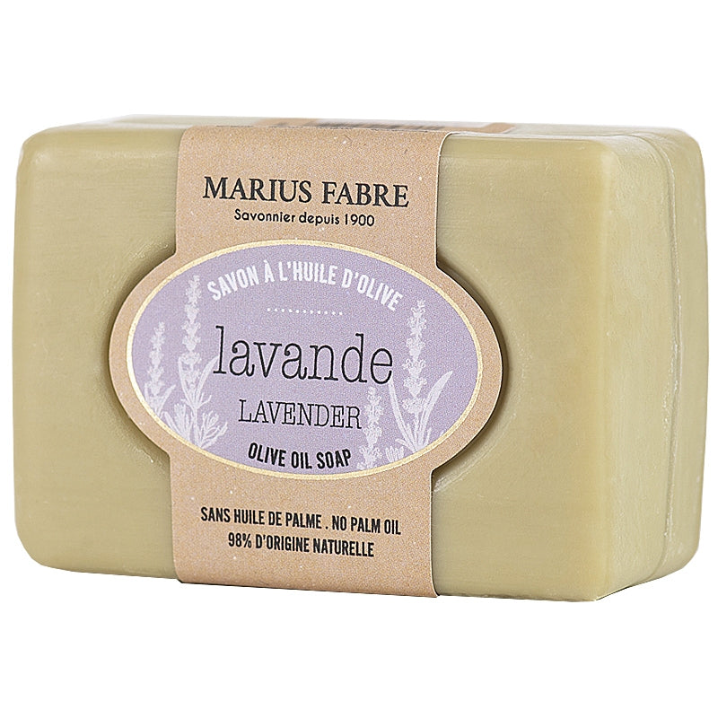 Savonnette a l huile d olive a la lavande 100 g marius fabre