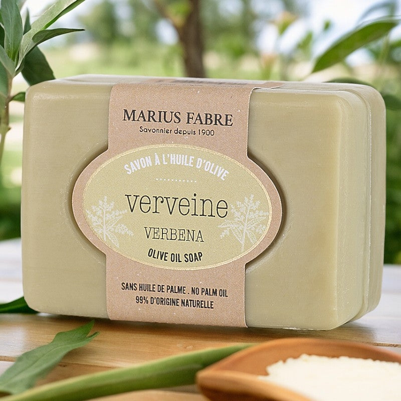 Savonnette a l huile d olive a la verveine 100 g marius fabre 2
