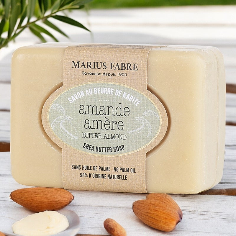 Savonnette au beurre de karite amande amere 100 g marius fabre 2