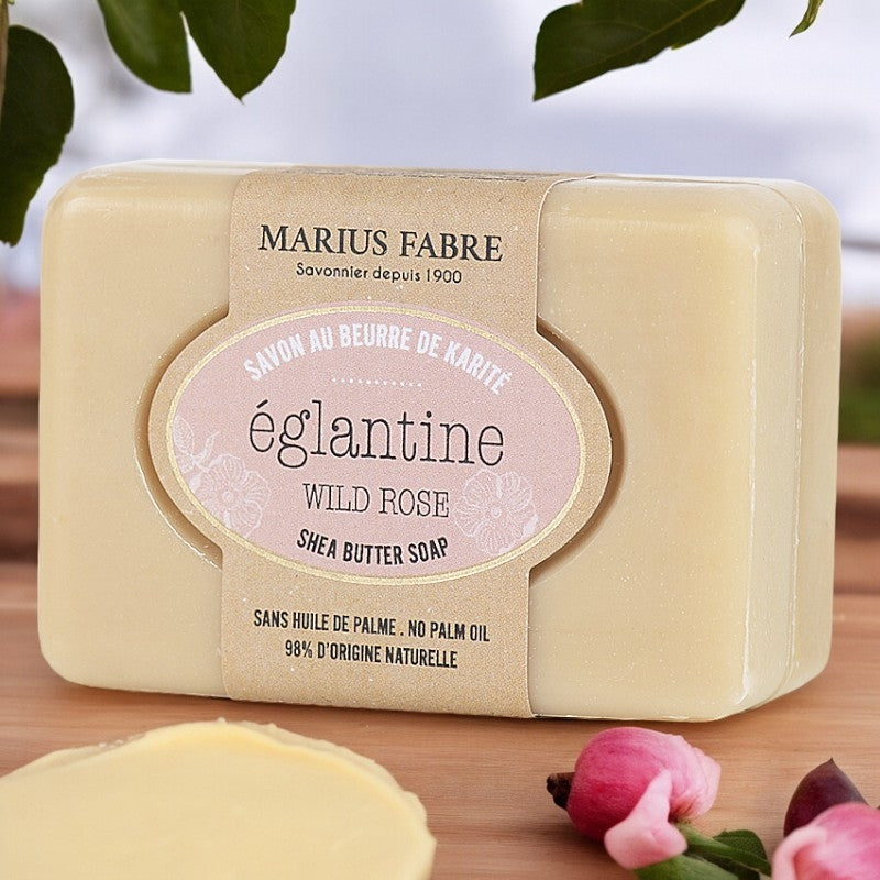 Savonnette au beurre de karite eglantine 100 g marius fabre 2
