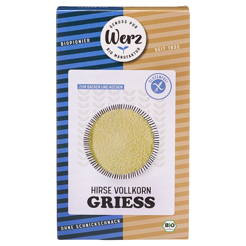 Bio-Vollkorn-Hirsegrieß - 250 g - Werz