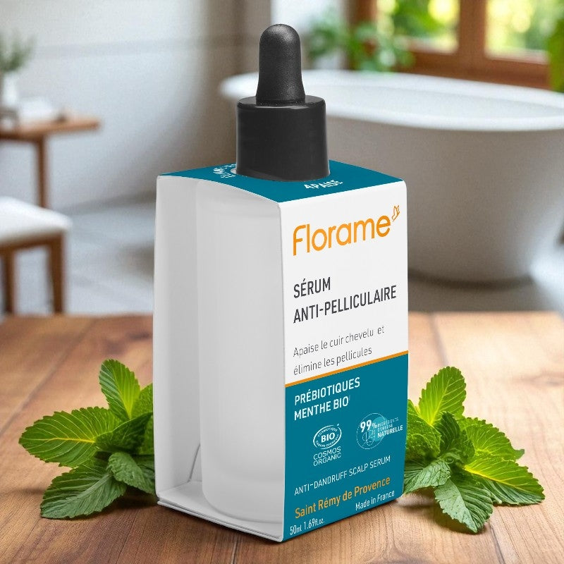 Sérum anti-pelliculaire BIO prébiotiques & menthe - 50ml - Florame