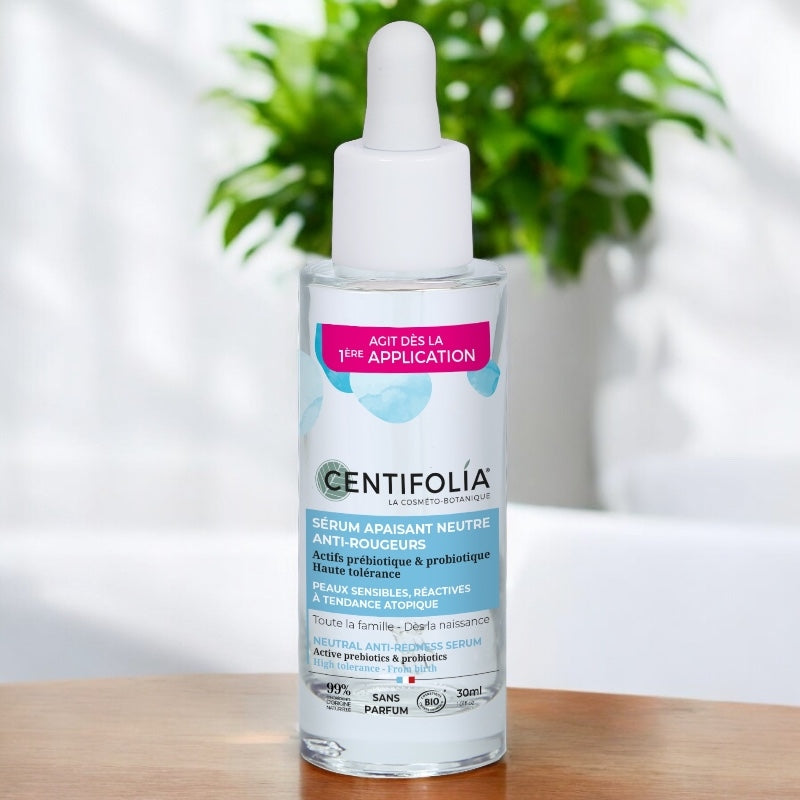 Beruhigendes Serum gegen Rötungen mit organischen Präbiotika – 30 ml – Centifolia