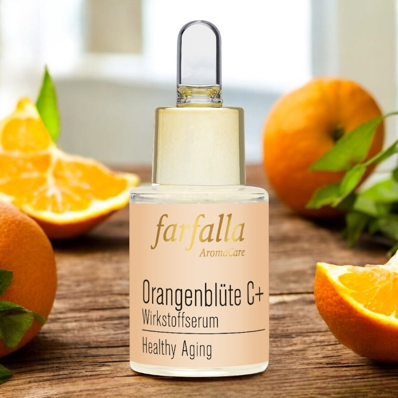 Sérum lifting ultra-riche BIO fleur d'oranger C+ - 15ml - Farfalla
