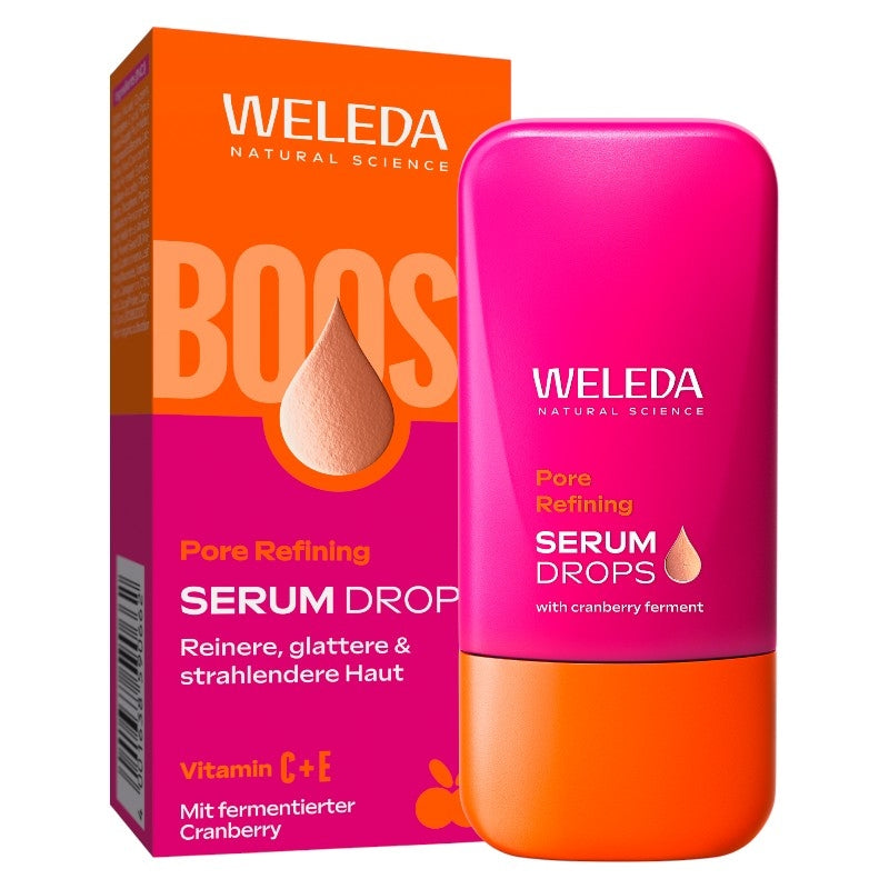 Bio-Cranberry- und Vitamin-Serum zur Porenverfeinerung – 30 ml – Weleda