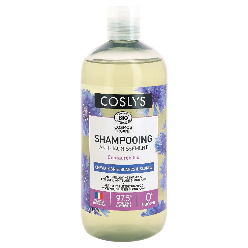 Bio-Shampoo gegen Vergilbung mit Tausendgüldenkraut - 500 ml - Coslys