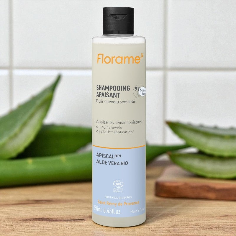 Beruhigendes Bio-Aloe-Vera-Shampoo – 250 ml – Florame
