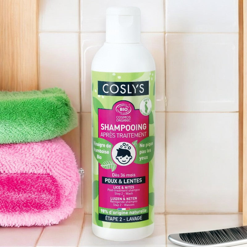 Shampooing après traitement poux & lentes BIO Etape 2 - 250ml - Coslys