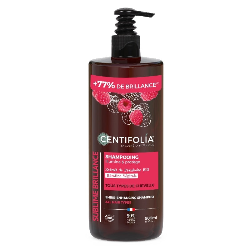 Bio-Himbeer-Glanz-Shampoo – 500 ml – Centifolia
