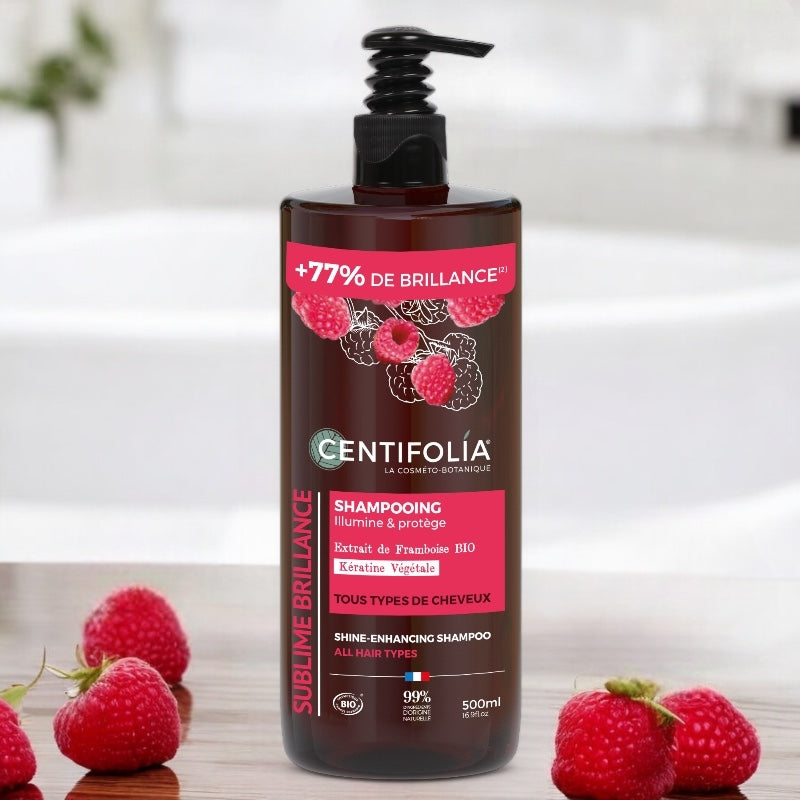 Bio-Himbeer-Glanz-Shampoo – 500 ml – Centifolia