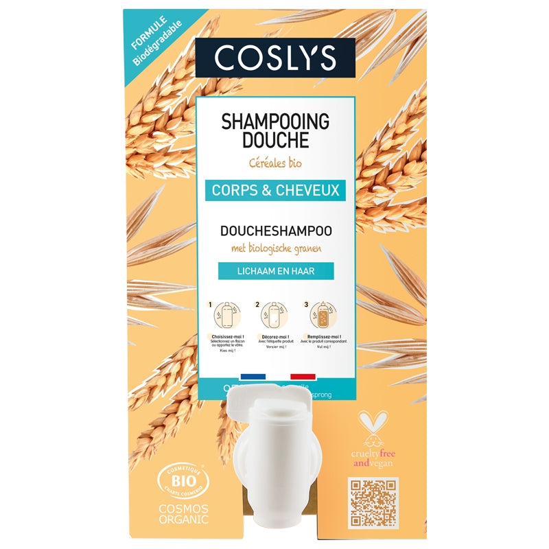 Shampooing douche BIO céréales - 10kg - Coslys