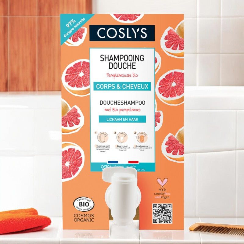 Shampooing douche BIO pamplemousse - 10kg - Coslys