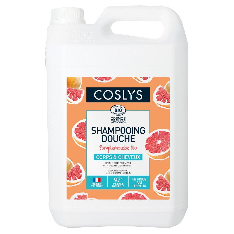 Shampooing douche BIO pamplemousse - 5l - Coslys