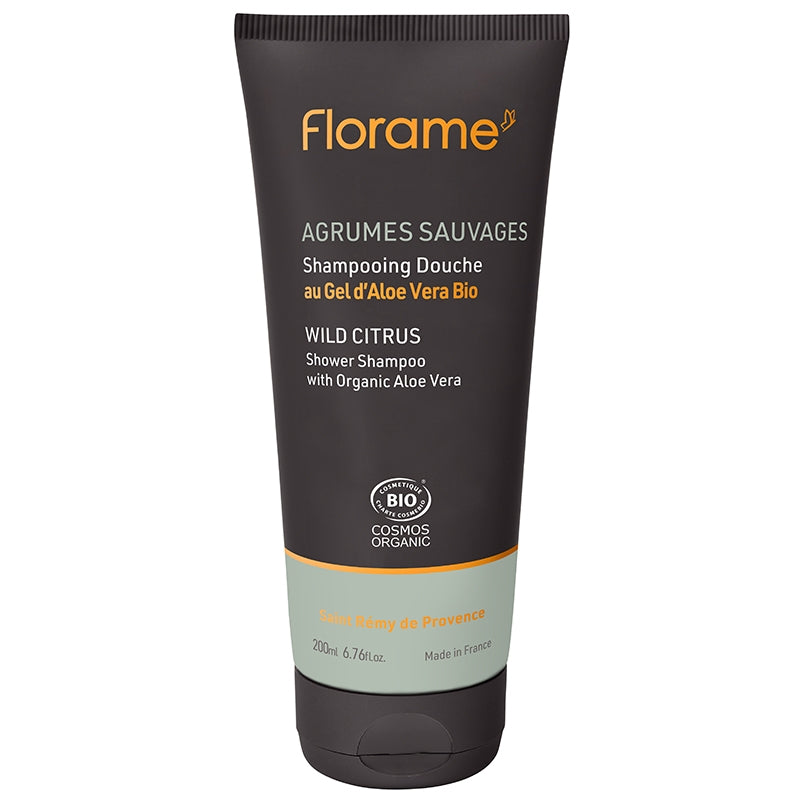 Bio-Shampoo & Duschgel für Männer mit Wildzitrus-Duft – 200 ml – Florame