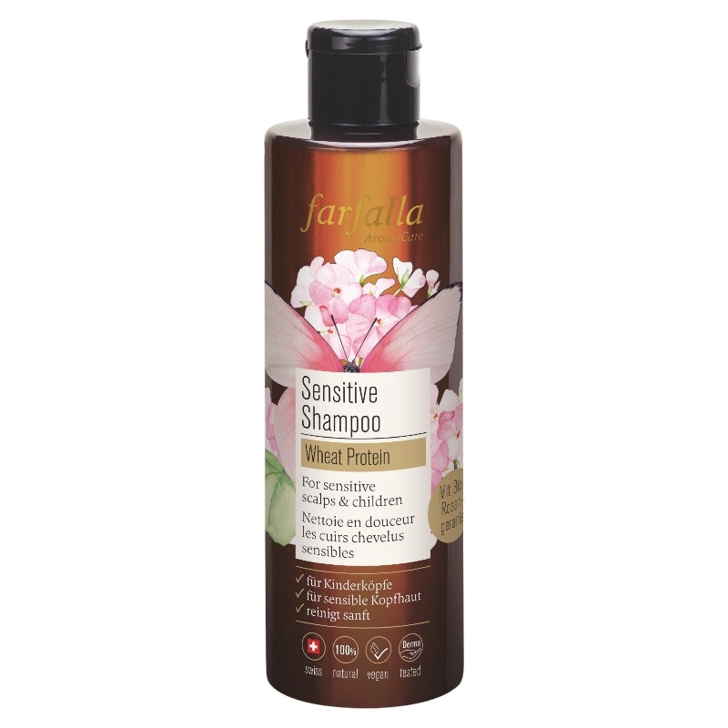 Sanftes Bio-Weizenprotein-Shampoo – 200 ml – Farfalla