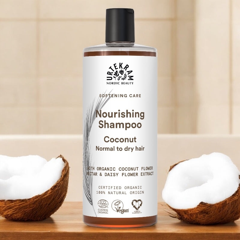 Shampooing hydratant cheveux normaux BIO noix de coco - 500ml - Urtekram
