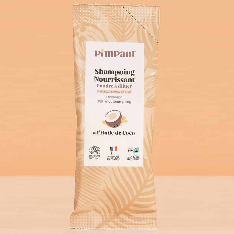 Shampooing nourrissant poudre à diluer coco - 25g - Pimpant