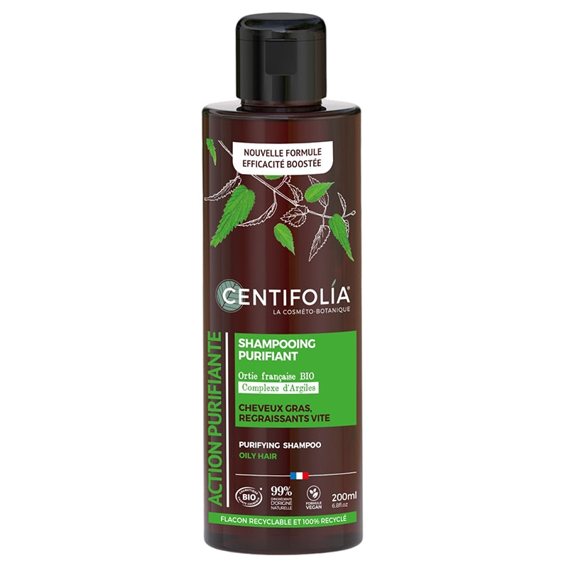 Bio-Reinigungsshampoo mit Tonerde und Brennnessel – 200 ml – Centifolia