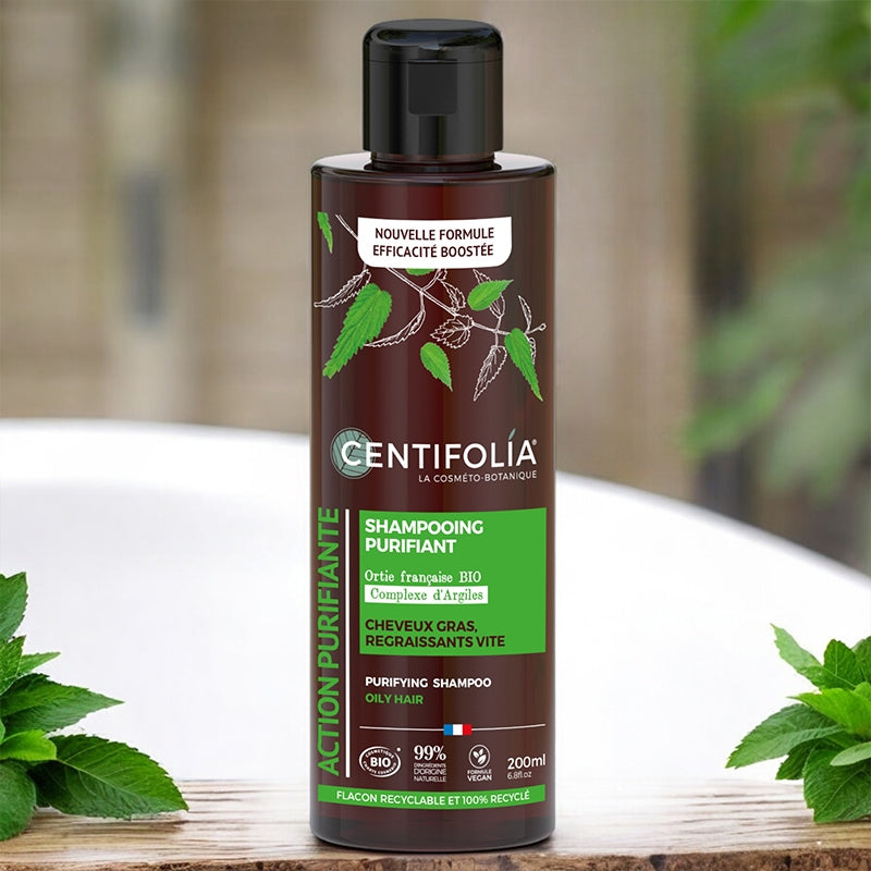 Bio-Reinigungsshampoo mit Tonerde und Brennnessel – 200 ml – Centifolia