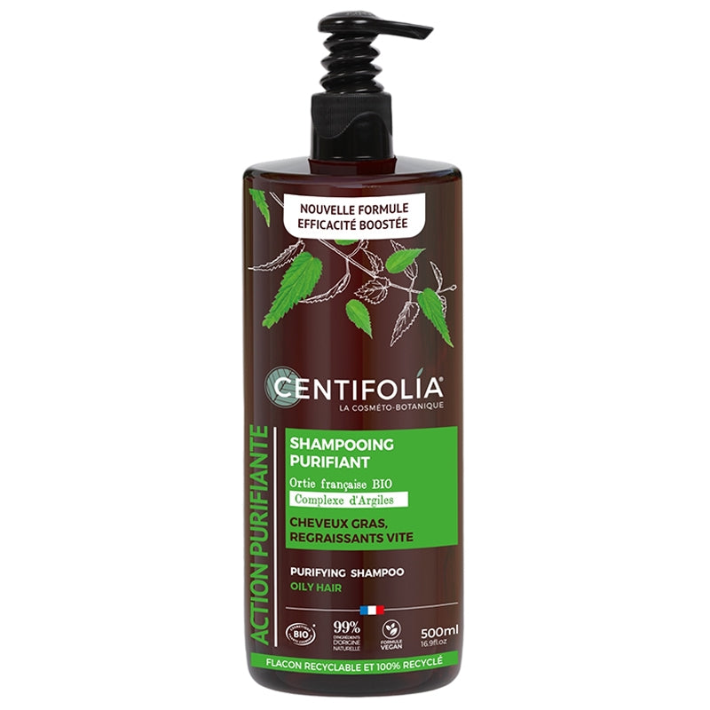 Bio-Reinigungsshampoo mit Tonerde und Brennnessel – 500 ml – Centifolia