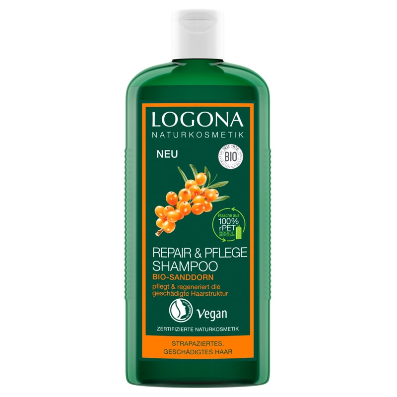 Reparierendes Bio-Sanddorn-Shampoo – 250 ml – Logona