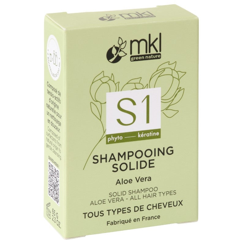Shampooing solide extra doux naturel aloe vera - 65g - MKL Green Nature