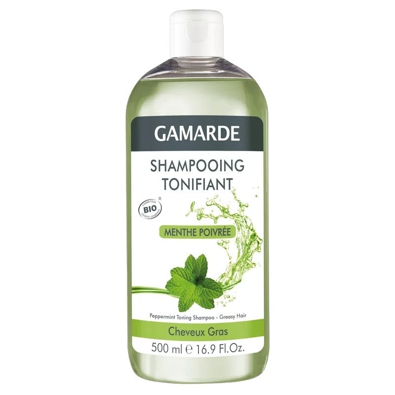 Gamarde Bio-Pfefferminz- & Thermalwasser-Toning-Shampoo – 500 ml