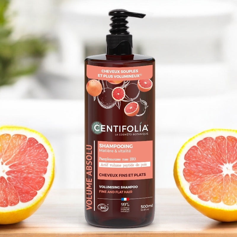 Bio-Volumen-Shampoo mit rosa Grapefruit – 500 ml – Centifolia