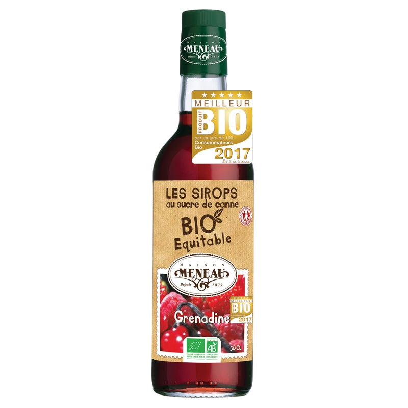 Bio-Grenadine-Sirup – 50 cl – Meneau