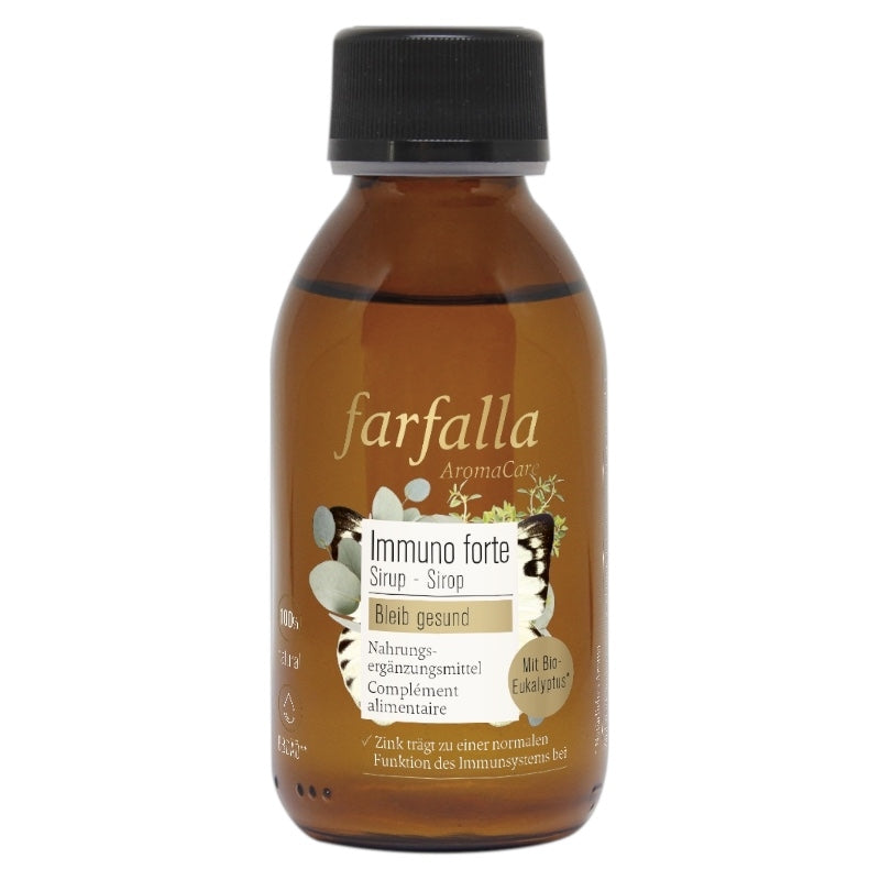 Natürlicher Immuno Forte Eukalyptussirup – 125 ml – Farfalla