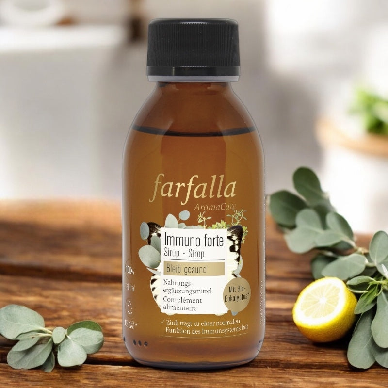 Natürlicher Immuno Forte Eukalyptussirup – 125 ml – Farfalla