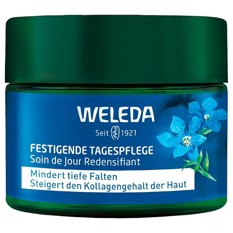 Bio-Tagescreme mit Feuchtigkeitsverdichtung, Blauem Enzian und Edelweiß – 40 ml – Weleda