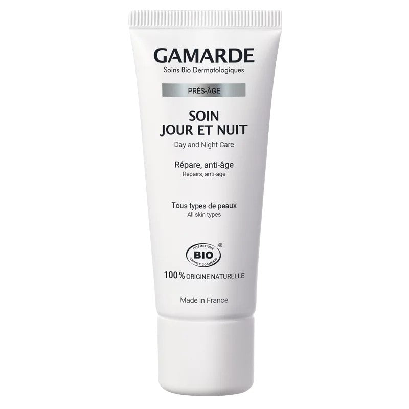 Soin jour et nuit BIO géranium & eau thermale - 40g - Gamarde