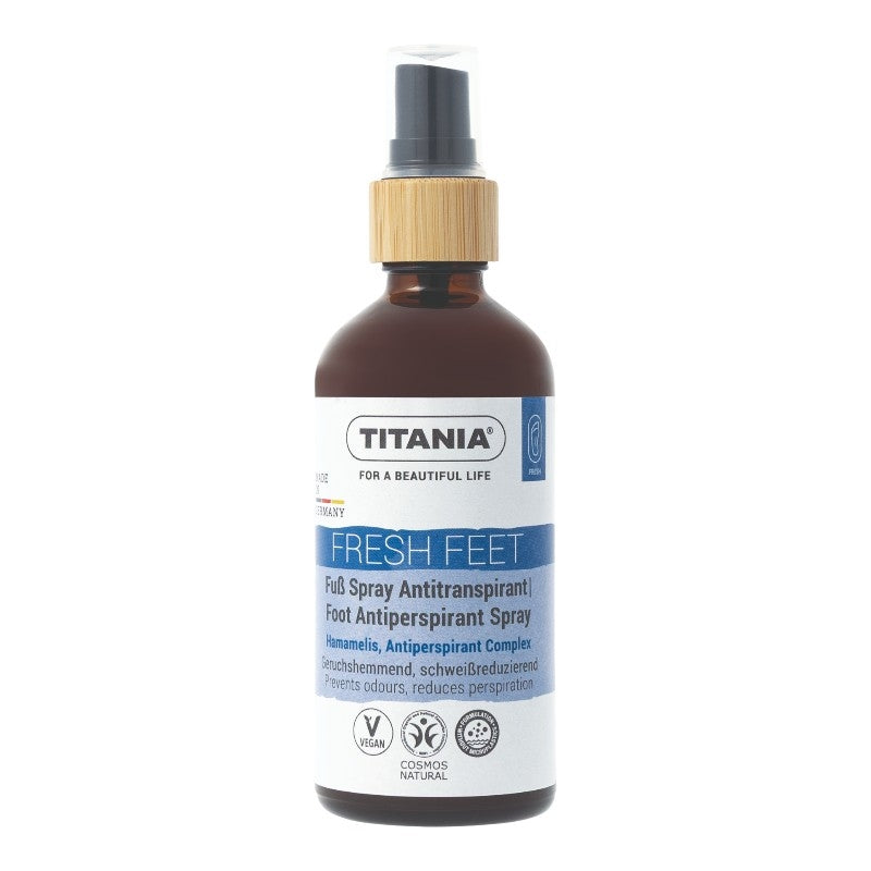 Fuß-Antitranspirantspray mit Hamamelis – 100 ml – Titania