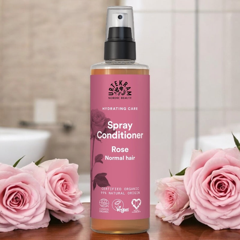 Spray démêlant bien-être intense BIO rose - 250ml - Urtekram