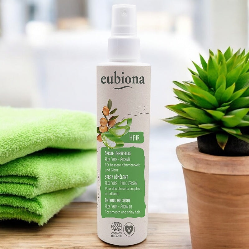 Spray démêlant BIO aloe vera & huile d'argan - 200ml - Eubiona