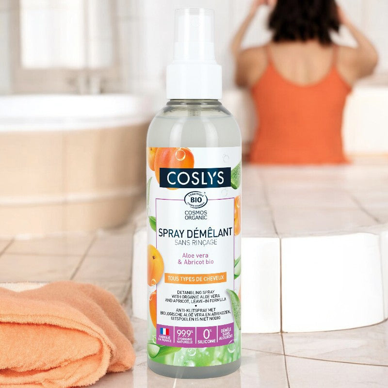 Spray démêlant sans rinçage BIO aloe vera & abricot - 200ml - Coslys