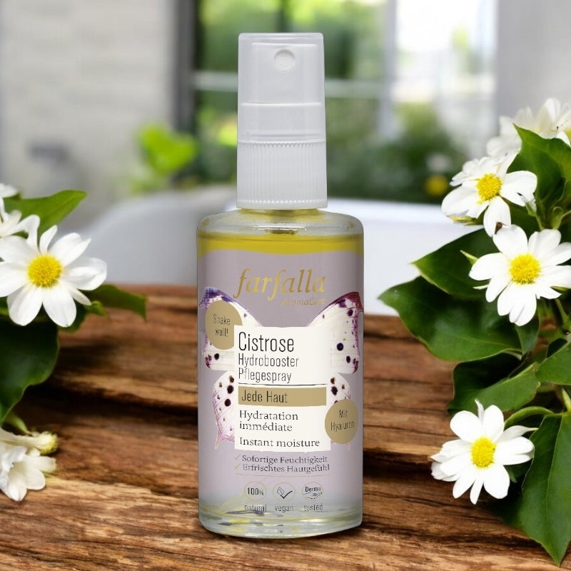 Bio-Sofort-Feuchtigkeitsspray mit Zistrose – 60 ml – Farfalla