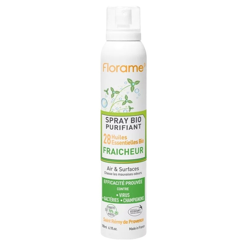 Bio-Frischespray mit 28 ätherischen Ölen – 180 ml – Florame