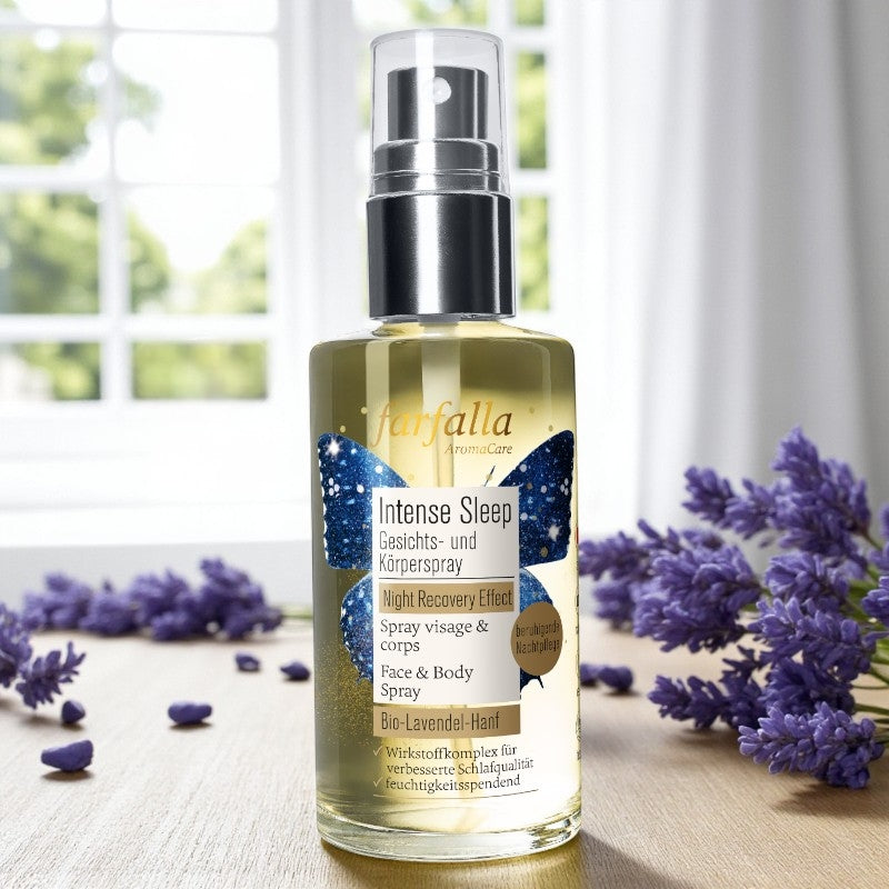 Spray visage & corps sommeil intense BIO Lavande - 60ml - Farfalla