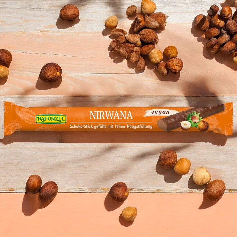 Nirwana Bio-Schokoladenstäbchen mit Pralinenfüllung – 22 g – Rapunzel