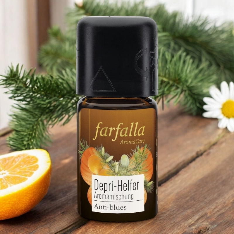 Synergie d'huiles essentielles Anti-blues - 5ml - Farfalla