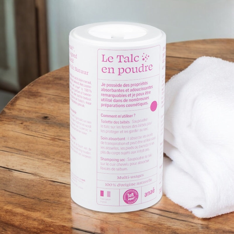 Talc en poudre - 300 g - Anaé